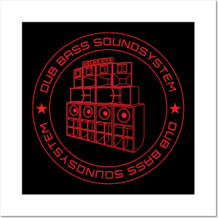 Dub Bass Soundsystem Speakers Posters and Art